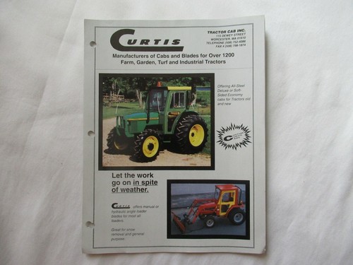 Curtis cabs for john deere - cabs,